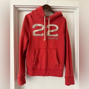 Red Hollister hoodie
